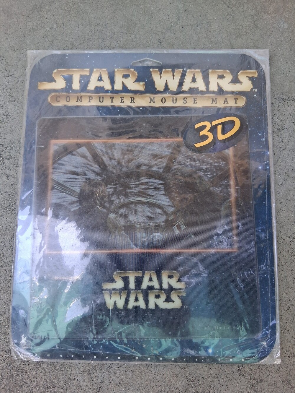 Star Wars Gold and Blue 3D Computer Mouse Mat